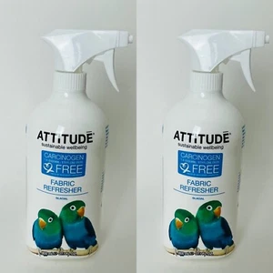 (2 Spray Bottles) ATTITUDE Fabric Refresher, Glacial, 27.1 Fl Oz Eliminates Odor - Picture 1 of 6
