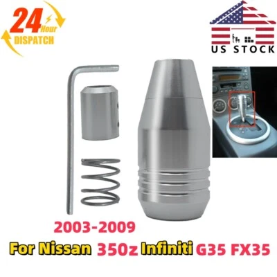 EE. UU. Para Nissan 350Z Infiniti G35 FX35 2003-2009 Aluminio Perilla de Cambio Automático Foto 1 de 4