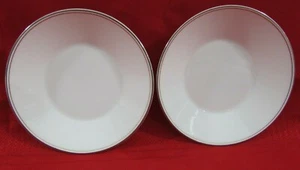 Lot of 2 Wedgwood Bone China Vera Wang Fidelity 5.5" Saucers - Picture 1 of 5