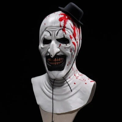Lofytain Horror Terrifier Art The Clown Mask Cosplay Halloween - Image 1 of 4