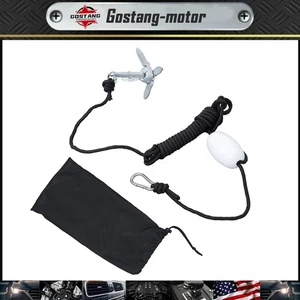 For Small Boats Canoe Paddle Boards White Folding Anchor Set 0.7 1.5 2.5 3.2KG - Picture 1 of 28