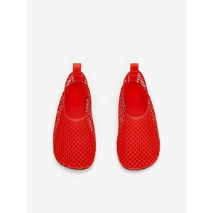 Arket rote Netz Ballerinas Euro Größe 39 US 8,5 transparent durchsichtig runde Spitze - Bild 1 von 19