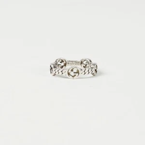 Gucci Interlocking G Ring Size 19 145813584 - Picture 1 of 1