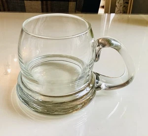 Gunther Lambert Hand Blown Glass Beer Mug 1960s MCM Design Vintage Designer - Picture 1 of 7
