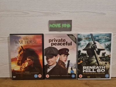 War Horse / Private Peaceful / Hill 60 (DVD X3) WW1 War Bundle [Region 2] [UK] - Image 1 of 2
