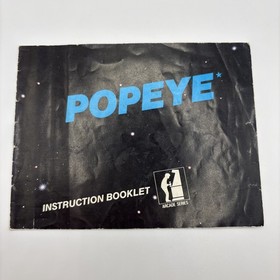 Nintendo NES Popeye Authentic Instruction Manual Booklet - FREE SHIPPING