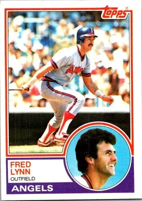 1983 Topps #520 Fred Lynn baseball card 11CC - Image 1 of 2