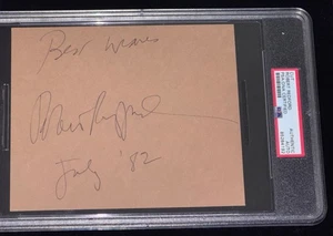 Robert Redford "Natural Roy Hobbs Baseball" autografo taglio firmato ENORME auto PSA - Foto 1 di 7