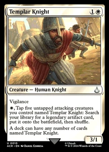 Magic The Gathering Templar Knight 10 Foil Assassin's Creed - Imagen 1 de 1