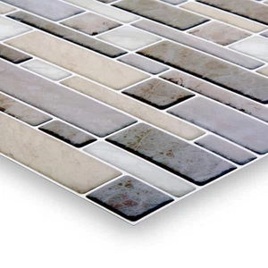 Peel and Stick Wall Tiles for Kitchen Backsplash Bathroom and Living Room - Picture 1 of 2