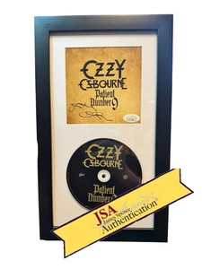 OZZY OSBOURNE SIGNED PATIENT NUMBER 9 CD BOOKLET FRAMED JSA COA #2 - Picture 1 of 2