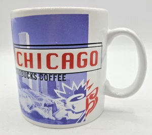 Starbucks Tasse Chicago City Collectors Series Kaffeebecher 1999 20 oz Tasse Vintage - Bild 1 von 8