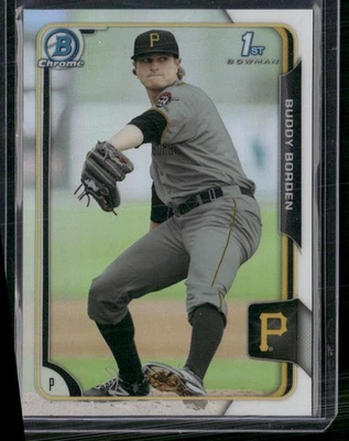 2015 Bowman #BCP63 Buddy Borden Chrome Prospects Refractors #/499 - Image 1 of 2
