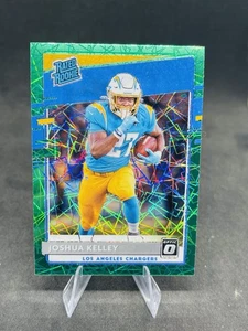 2020 Optic Joshua Kelley Green Velocity Rated Rookie #188 Los Angeles Chargers - Picture 1 of 2