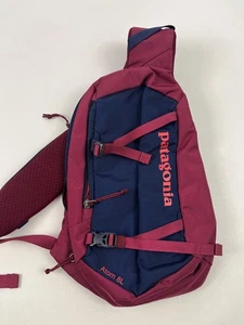 Patagonia Atom 8L Sling Daypack 48261 Maroon Red Navy Crossbody Logo Athleisure - Bild 1 von 7