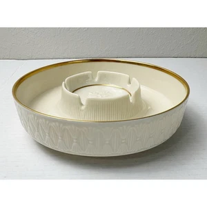 Lenox Aschenbecher Statford Collections 24k Gold Elfenbein Vintage 7" - Bild 1 von 8