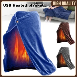 Heizdecke Elektrisch Wärmedecke Wärmeunterbett USB Wärmedecke 100x70cm NEU - Bild 1 von 13