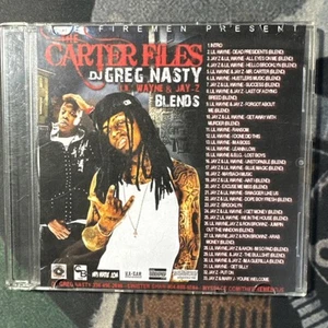 DJ Greg Nasty LIL WAYNE JAY Z BLENDS The Carter Files PROMO MIXTAPE MIX CD - Picture 1 of 3