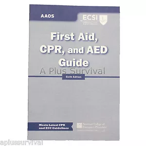 63 Page First Aid Book - Perfect for Emergency Camping Hunting Survival Kits - Imagen 1 de 1