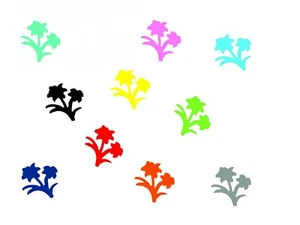 10x Parche Plancha Parche Miniblings 28mm LISO Flor Planta - Imagen 1 de 19