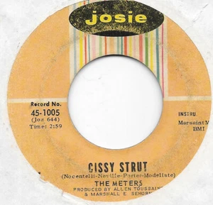 THE METERS Cissy Strut on Josie funk breaks 45 HEAR - Picture 1 of 2
