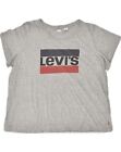 Levi's Womens Graphic T-Shirt Top Uk 20 2Xl Grey Cotton Yr99
