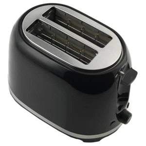 Salter 2 Slice Toaster Browning Control Deco Collection Black Stainless Steel - Picture 1 of 7