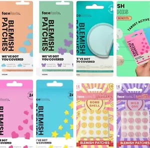 Face Facts Blemish Patches Salicylic Acid Spot Pimple Acne Sticker Patch Plaster - Picture 1 of 18