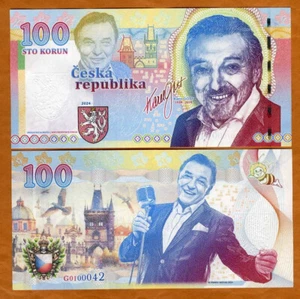 República Checa, 100 coronas, 2024, edición privada, fantasía, Karel Gott - Imagen 1 de 1