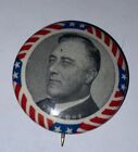 1932 FRANKLIN D. ROOSEVELT FDR PRESIDENT campagne pinback bouton politique
