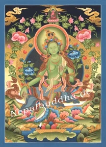 Thangka Buddha Tara " High Quality Art Prints " Nepalbuddha Lama - Picture 1 of 16