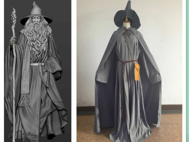 Traje cosplay Gandalf o feiticeiro adulto masculino senhor dos anéis -  Princesa Urbana - Viva o Encanto