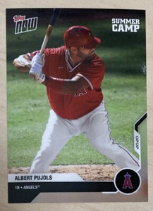 ALBERT PUJOLS - 2020 Topps NOW ROAD TO OPENING DAY SUMMER CAMP #OD-522 - ANGELS