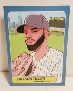 Tarjeta coleccionable de béisbol Bryson Tiller 2017 Tour Mann Music Center de Filadelfia - Imagen 1 de 2