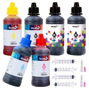 600ML Koala Printer Ink Refill HP 950 951 952 953 954 564 970 971 771 72 82 84 - Picture 1 of 12