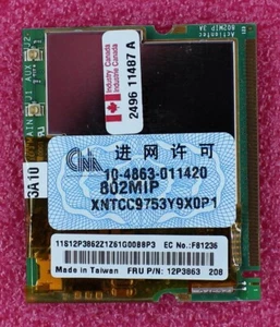 12P3863 - IBM PCi Modem/Ethernet Wireless Card - Picture 1 of 1