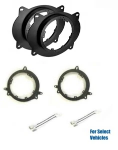 Placas de instalación de altavoces de puerta estéreo F+R de 6,5" + cable para Toyota Tacoma 2005-2015 - Imagen 1 de 1