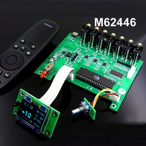 1pc F11 M62446 6-Kanal-OLED-Display-Vorverstärker mit Fernbedienung 5.1 - Picture 1 of 9