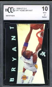 2006-07 E-X #17 Kobe Bryant Card BGS BCCG 10 Mint+ - Picture 1 of 2