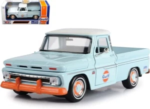 Motormax Maßstab 1:24 Gulf Oil 1966 Chevrolet C10 Fleetside Pickup Light - Bild 1 von 3