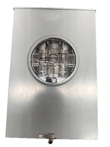 Duncan 3R Seven Jaw Meter Socket 200 AMP 600 VAC 3 Phase 4 Wire 200K W/Neu - Picture 1 of 11