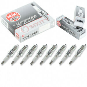 (Set Of 8) NGK 3951 V-Power Premium Copper Spark Plugs TR55