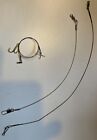 FISHING LEADERS, 2 STEEL WIRES WITH CLIP & SWIVEL + 1 WITH TWIN & TRIPLE HOOKS