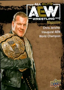 Upper Deck AEW Wrestling 2021 - Paralelo dorado #84 Chris Jericho MAG - Imagen 1 de 2