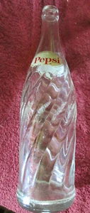 PEPSI-COLA/PEPSI ACL 1 PINTA 10 FL. OZ. "PATRÓN DE REMOLINO, PARTE SUPERIOR DE CORONA, 12"" X 3/8"" - Imagen 1 de 6