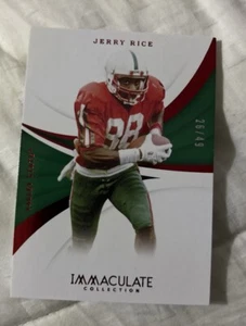2018 Immaculate Collegiate Jerry Rice 26/49 - Picture 1 of 3