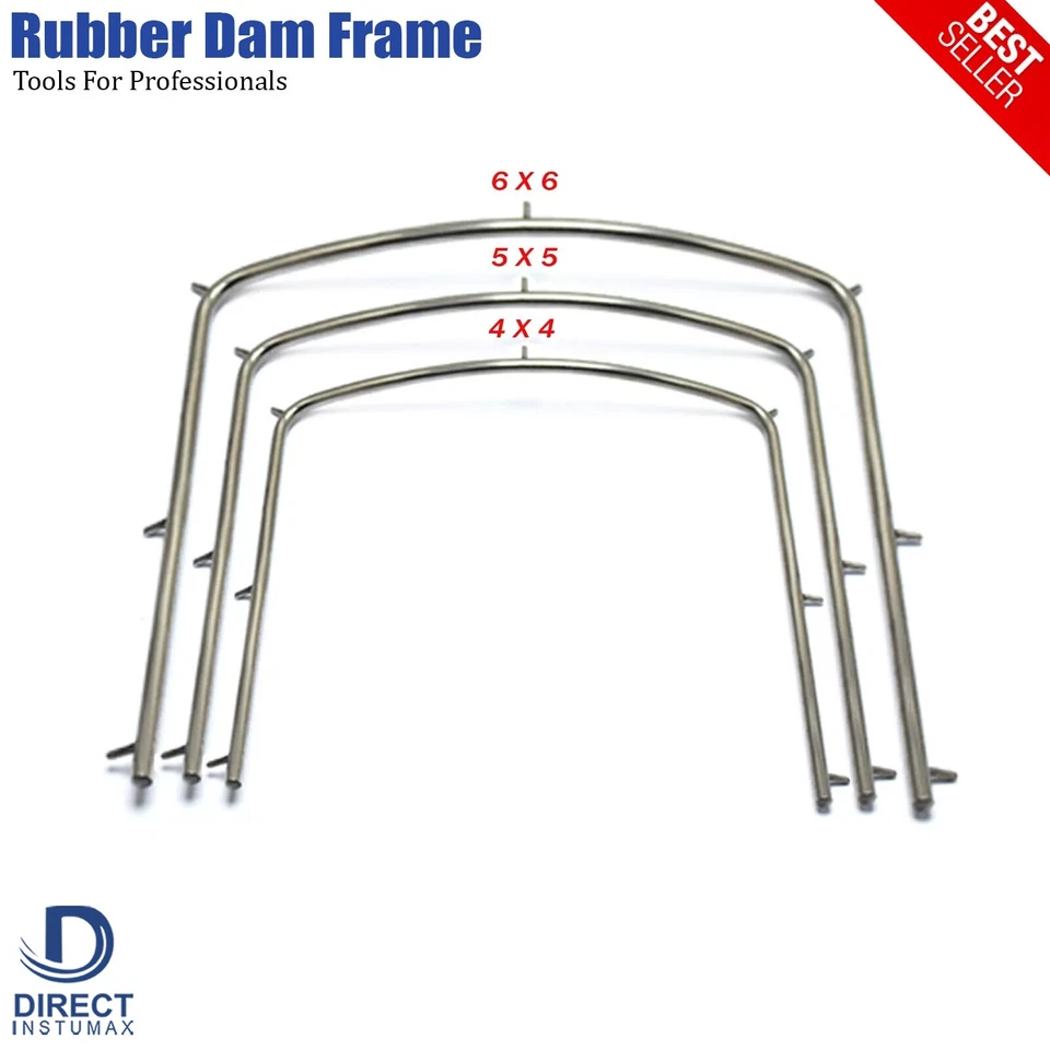 Instrumentos restauradores endodónticos dentales con marco de presa de goma Endo Foto 1 de 1