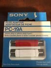 Sony Pc 19A Plug Adaptor   Photo Plug To Photo Plug 1 Pair
