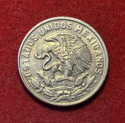Moeda de cobre-níquel México 50 centavos 1968 KM#451 T5865 - Imagem 1 de 2