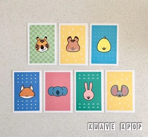 [RARE ITEM] BTS BANGTAN BOYS - OFFICIAL K-POP MERCH MESSAGE CARD SET (7 PIECES) - Picture 1 of 2